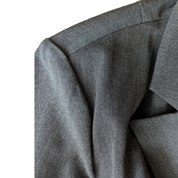 Lane Bryant charcoal gray long classic career plus size blazer New NWT sz 22/24 - Picture 8 of 13